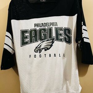 Philadelphia Eagles Women's Football Jersey - Black and White